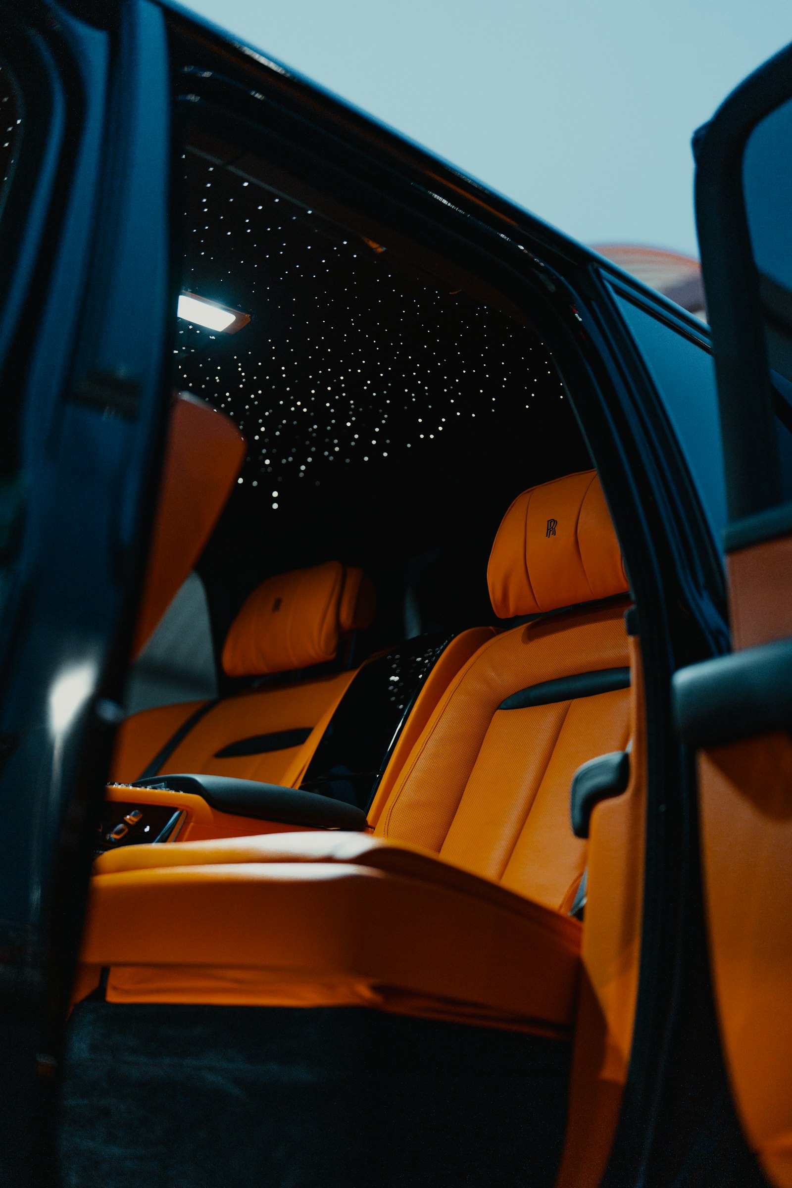Premium leather car interior